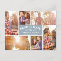 Photo Showcase Editable Colour Save The Date