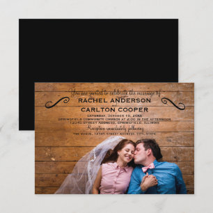 Photo simple - 3x5 Faire-part de mariage