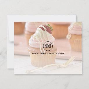 Photo simple et moderne Votre propre carte de logo