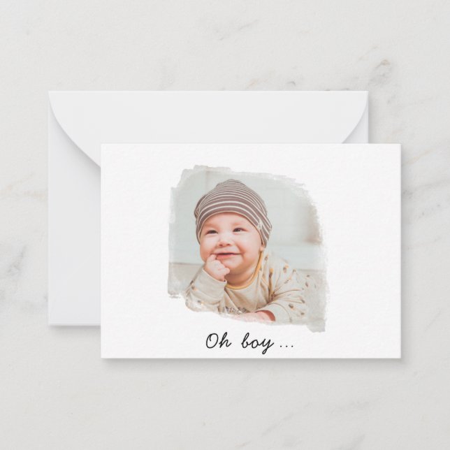 Photo simple - Présence d'anniversaire - Carte de  (Devant)