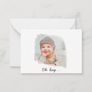 Photo simple - Présence d'anniversaire - Carte de