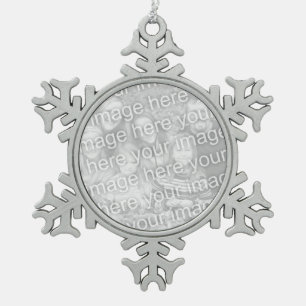 Photo snowflake ornament   Add Christmas picture