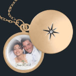 Photo soft border wedding Necklace<br><div class="desc">Photo with soft border Necklace. The soft fade effect is a separate image so you can just upload your favourite photo and it will have this effect.Change the date to commemorate a special event.</div>