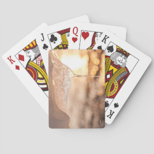 photo soleil au travers de la glace playing cards
