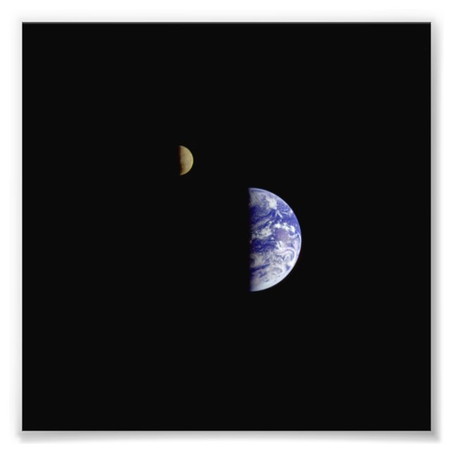 Photo spatiale de la Lune de Terre Galileo (Devant)