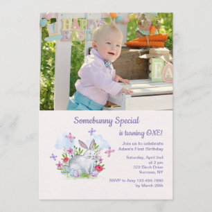 Photo spéciale Pâques Invitation Anniversaire