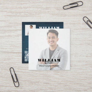 Photo Square Business Card