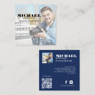 Photo Square Business Card