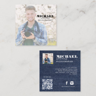Photo Square Business Card