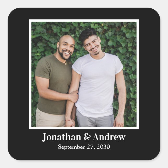 Photo Sticker Mariage LGBTQ (Devant)