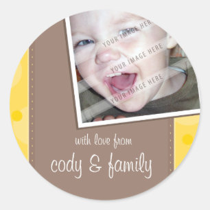 PHOTO STICKER SEAL :: cheeky spotted 4