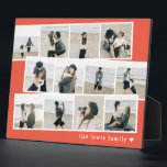 Photo Strips Custom Colour Desktop Plaque<br><div class="desc">Simply personalize with your text and photo(s) and create a one-of-a-kind gift for yourself or someone you love! Background colour can be changed to any colour of your choice!</div>