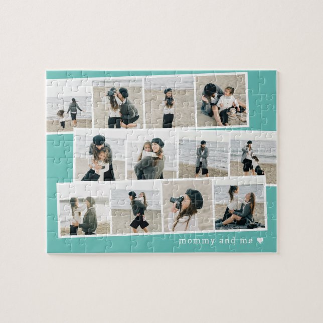Photo Strips Custom Colour Personalized Puzzle (Horizontal)