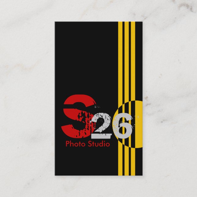 Photo Studio photographer Original Business Cards (Front)