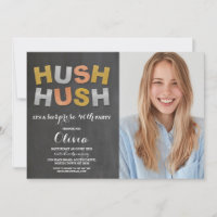 Photo Surprise Birthday Party Hush Hush Metallic
