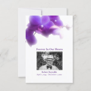 Photo Sympathy Funeral Floral Thank You