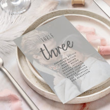 Photo Table Number Seating Chart