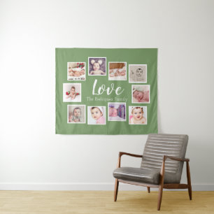 Photo Template 10 Photo Collage Personalized Love Tapestry