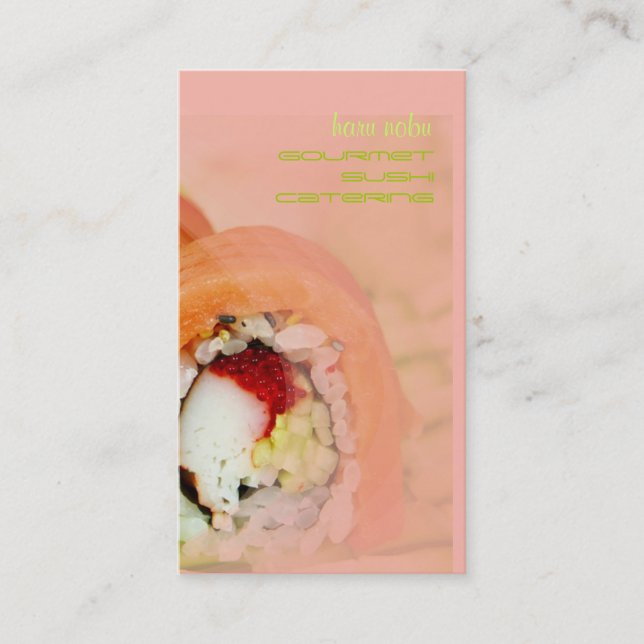 Photo template, add your own business card (Front)