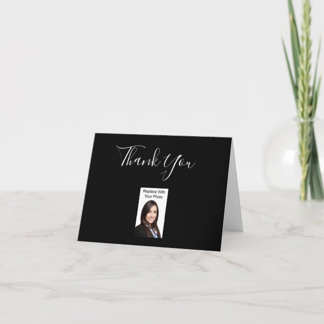 Photo Template Customer Thank You Cards (Front)