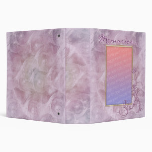 Photo Template Embossed Effect Memories Binder 2"