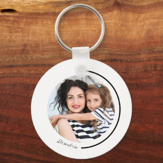 Photo Template, Mom, I Am  Keychain