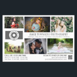 Photo Template Professional Photography Business Flyer<br><div class="desc">White marketing flyer for a professional photographer personalized with your photos, logos, contact information, custom text, and QR code with grey fonts against a white background. Promote your photography business with this photo collage flyer personalized with six of your gorgeous photos on one side and a larger photo on the...</div>