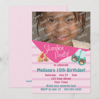 Photo Template Slumber Party