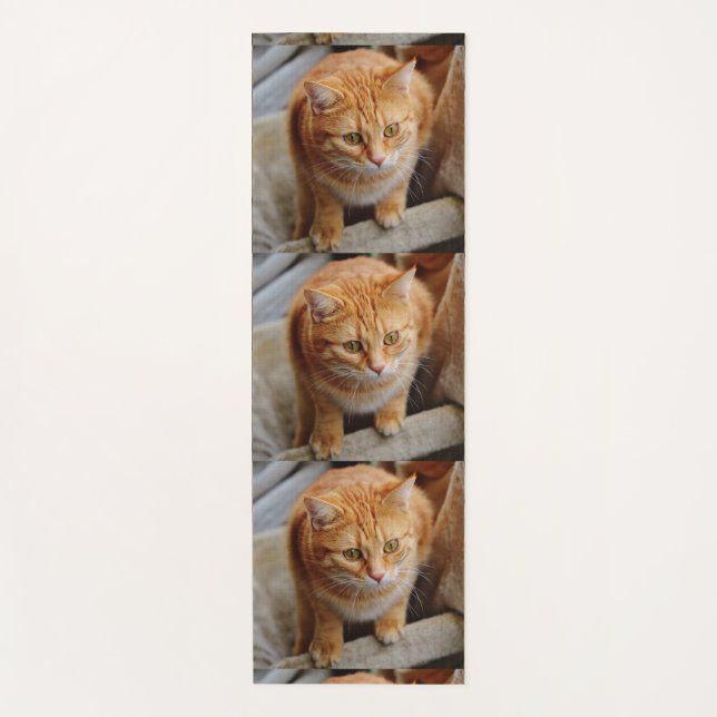 Photo Template Tiled Family Pet Cat Dog Yoga Mat (Front)