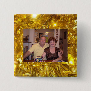 Photo Template with Gold Frame Button