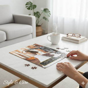 Photo Text Design Made for Bright Moments Jigsaw Puzzle
