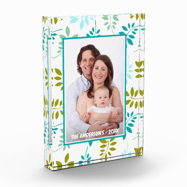 Photo / Text Leaf Pattern (Left)