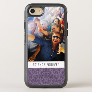 Photo & Text Luxury Purple Wallpaper OtterBox Symmetry iPhone 8/7 Case