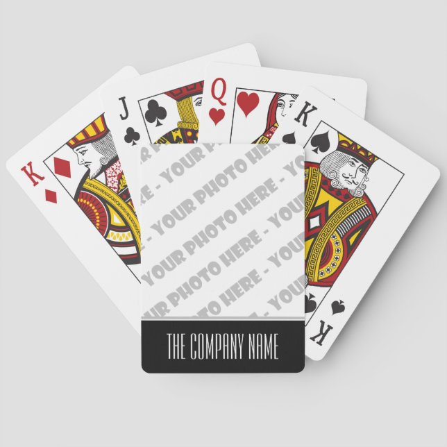 Photo & Text Personalized Bicycle® Playing Cards (Back)