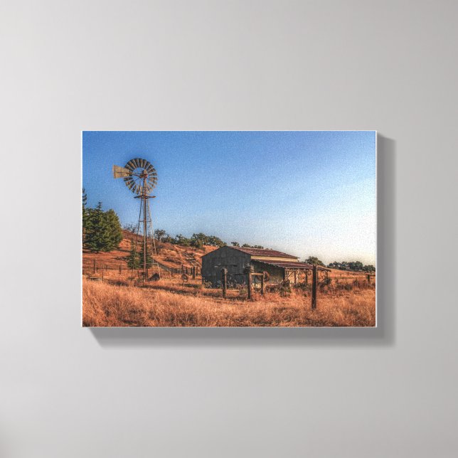 Photo - The Old Windmill Canvas Print (Front)
