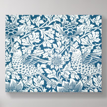Flore Flore Fleurs Feuilles Oiseaux Bleu