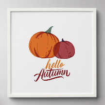 Bonjour Citrouilles d'automne