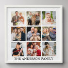 Collage de photos de famille