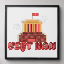Décor du mur d'art VIETNAM - Mausolée Ho Chi Minh