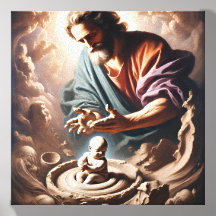 Toile enveloppée de création divine - Peel et bâto