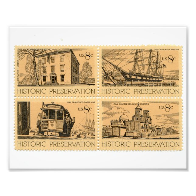 Photo Timbre des États-Unis d'Amérique (Devant)
