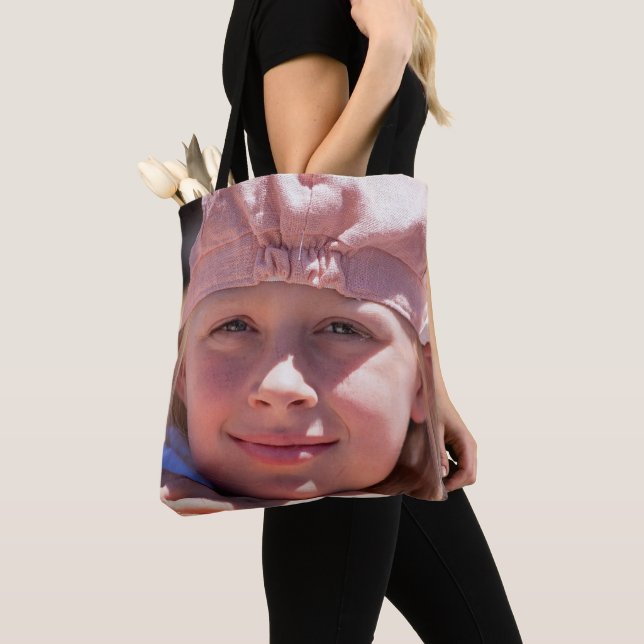 PHOTO TOTE CUSTOM, DOUBLE SIDED BAG (Close Up)