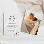 Photo Travel Destination Wedding Black Thank You Card<br><div class="desc">Photo Travel Destination Wedding Black Thank You Card. Matching items available.</div>