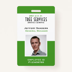 Photo Tree Service Employee Badge