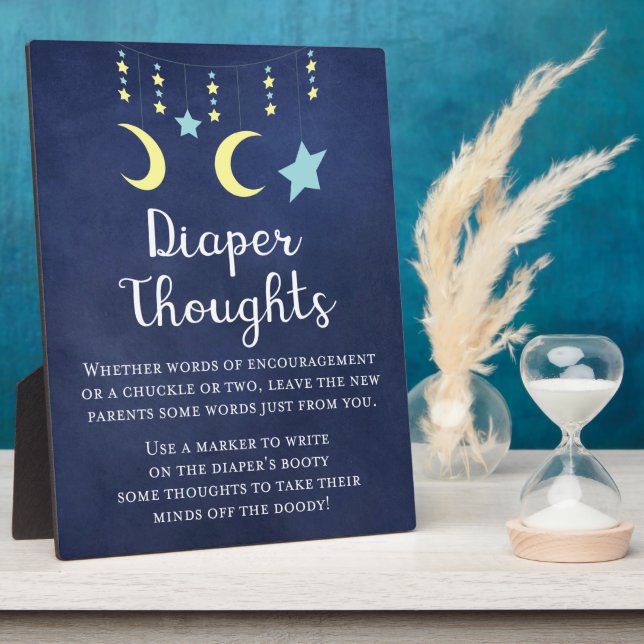 Photo Twinkle Baby shower Jeu Plaque (Côté)