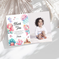 Photo Under the Sea Mermaids Kids Birthday Party