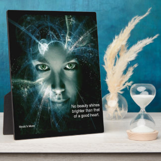 Photo Une plaque de table de bon coeur avec de l'Easel