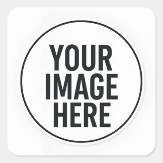 Photo Upload Sticker | Waterproof Square Lable