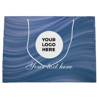 Photo Upload | Waterproof Square Label Large Gift Bag
