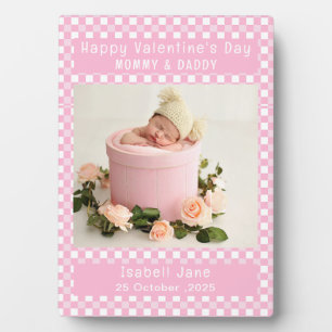 Photo Valentine For Mommy And Daddy New Parents Plaque